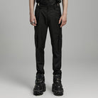 PUNK RAVE Men's Punk Big-pocket Skull Pants