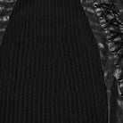 PUNK RAVE Men's Punk Buckle Strap Splice Stand Collar Top