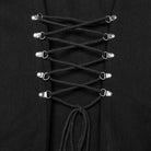 PUNK RAVE Men's Punk Buckle-up Spaghetti Strap Vest