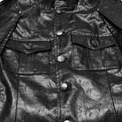 PUNK RAVE Men's Punk Buckle-up Strap One-piece Shirt Cloak