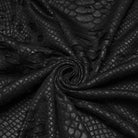 PUNK RAVE Men's Punk Buckle-up Strap Tattered Knitted Skirt