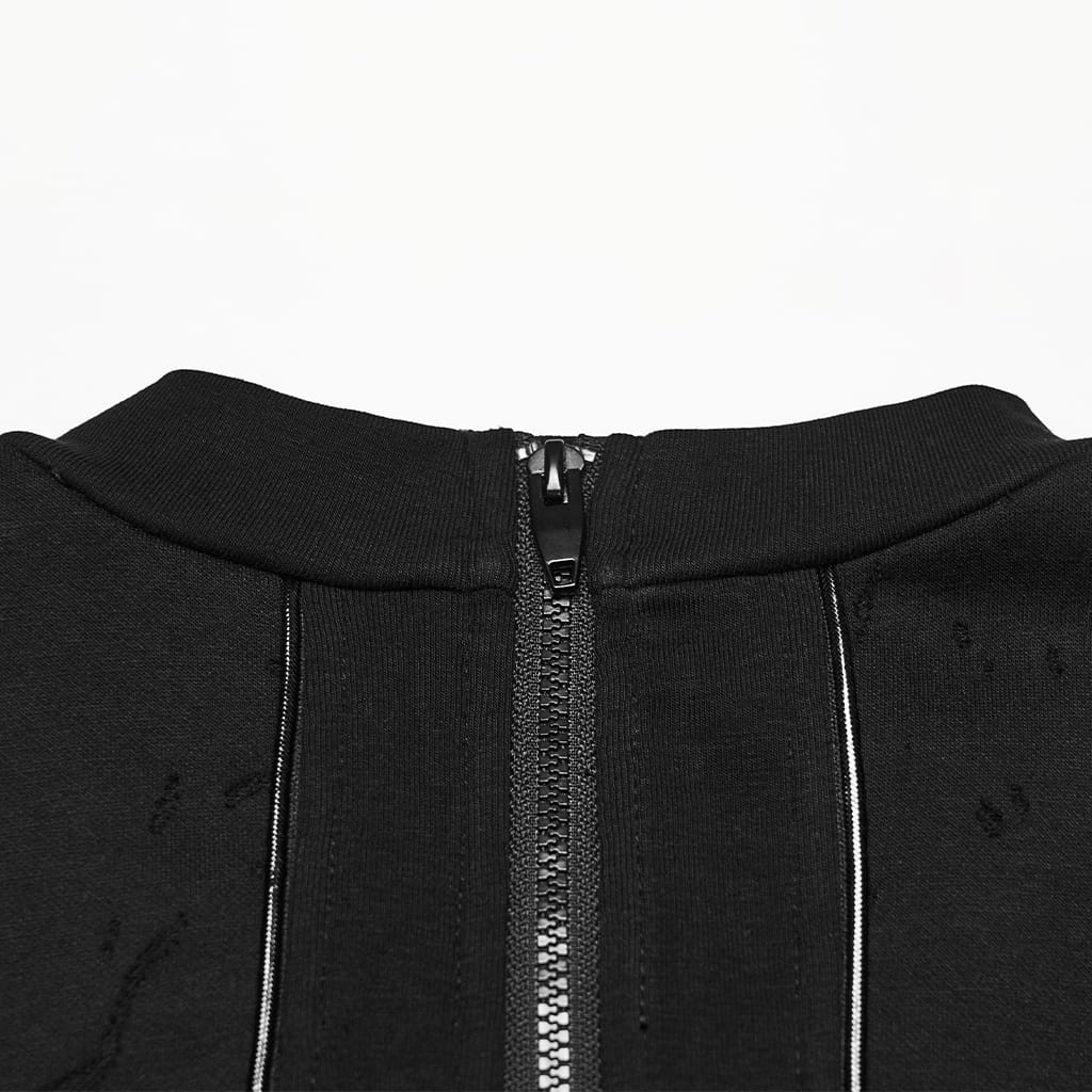 PUNK RAVE Men's Punk Cross Minimalist Tank Top