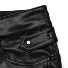 PUNK RAVE Men's Punk Faux Leather Pants