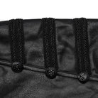 PUNK RAVE Men's Punk Faux Leather Pants