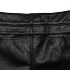 PUNK RAVE Men's Punk Faux Leather Pants
