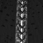 PUNK RAVE Men's Punk Irregular Ripped Pleated Skirt