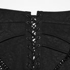 PUNK RAVE Men's Punk Lace-up Chained Zip Skirt