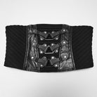 PUNK RAVE Men's Punk Lace-up Side Zipper Girdle