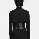PUNK RAVE Men's Punk Lace-up Side Zipper Girdle