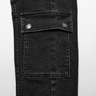 PUNK RAVE Men's Punk Multi-pockets Pleated Pants