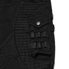 PUNK RAVE Men's Punk Pleated Rivet Pants