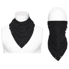PUNK RAVE Men's Punk Rivet Ripped Bandana
