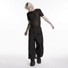 PUNK RAVE Men's Punk Sheer Shirt