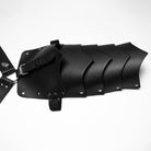 PUNK RAVE Men's Punk Skull Faux Leather Harness with Arm Guard