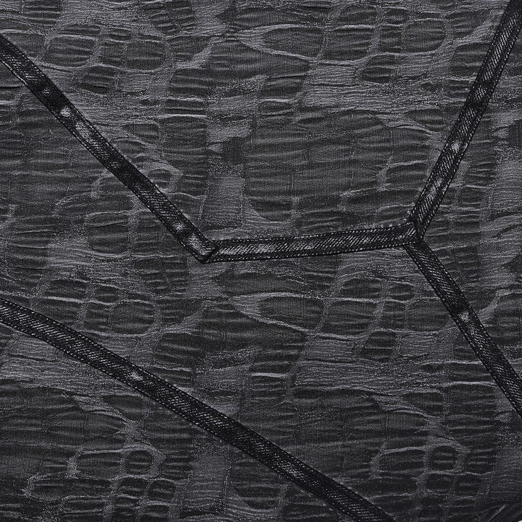 PUNK RAVE Men's Punk Stripes Baggy Pants