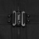 PUNK RAVE Men's Punk Studded Buckle Strap Pleated Vest