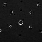 PUNK RAVE Men's Punk Studded Eyelet Shirt with Undetachable Mask