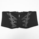 PUNK RAVE Men's Punk Studded Lace-up Zipper Girdle