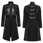 PUNK RAVE Men's Techwear Big Pocket Front Zipper Stand Collar Jacket
