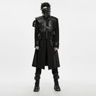 PUNK RAVE Men's Techwear Big Pocket Front Zipper Stand Collar Jacket