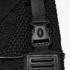 PUNK RAVE Men's Techwear Mesh Splice Buckle Strap Trousers