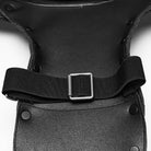 PUNK RAVE Men's Techwear Studded Skull Shoulder Harness Armor