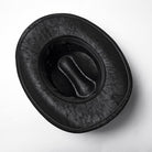 PUNK RAVE Unisex Punk Rivets Straps Hat Black