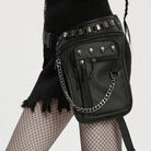 PUNK RAVE Unisex Punk Skull Chain Waist-Leg Bag
