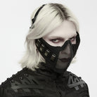 PUNK RAVE Unisex Punk Tactical Mesh Splice Mask