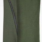 PUNK RAVE Women's Cyberpunk Armor-Accentuated Paneled Leggings Black-Green