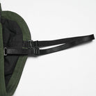 PUNK RAVE Women's Cyberpunk Buckle Lace-up Slip Bustier Black-Green