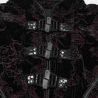 PUNK RAVE Women's Cyberpunk Jacquard Buckle Strap Sleeveless Dress