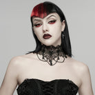 PUNK RAVE Women's Gothic Bat Chained Choker