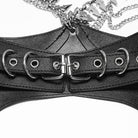 PUNK RAVE Women's Gothic Buckle Strap Chain Halter Body Harness
