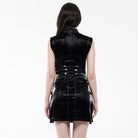 PUNK RAVE Women's Gothic Cheongsam Slim Fitted Dresses