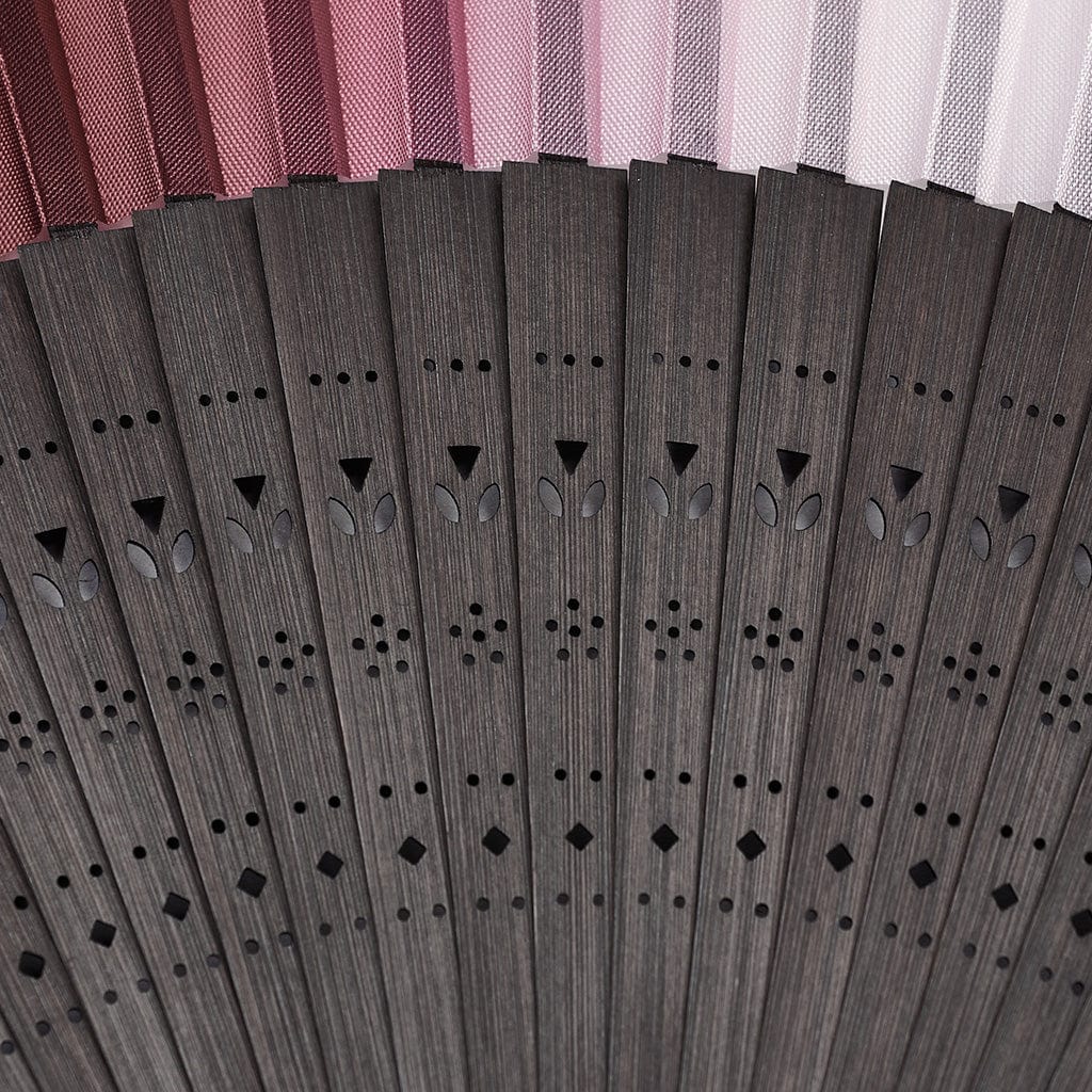 PUNK RAVE Women's Gothic Color Gradient Carving Fan