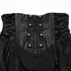 PUNK RAVE Women's Gothic Corset Ruffled Chiffon Skirt
