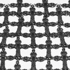 PUNK RAVE Women's Gothic Cross Chain Full Face Mask
