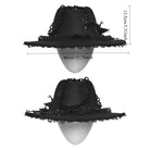 PUNK RAVE Women's Gothic Dragon Bone Rivet Hat