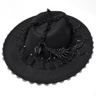 PUNK RAVE Women's Gothic Dragon Bone Rivet Hat