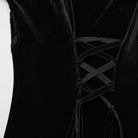 PUNK RAVE Women's Gothic Embroidered Lace-up Flared Sleeved Dress