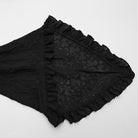 PUNK RAVE Women's Gothic Embroidered Lace-up Flared Sleeved Dress