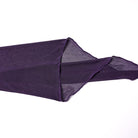 PUNK RAVE Women's Gothic Floral Embroidered Mesh Splice Maxi Dress Violet