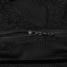 PUNK RAVE Women's Gothic Floral Embroidered Mesh Underbust Corset