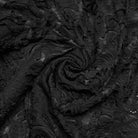 PUNK RAVE Women's Gothic Floral Jacquard Flared Pants