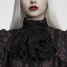 PUNK RAVE Women's Gothic Floral Lace Collar