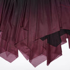 PUNK RAVE Women's Gothic Gradient Irregular Fishtail Skirt