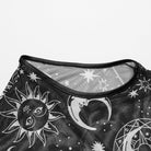 PUNK RAVE Women's Gothic Half-high Collar Sun Mesh Tank Top