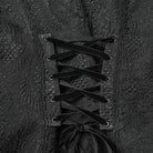 PUNK RAVE Women's Gothic Jacquard Buckle-up Swallow-tailed Vest