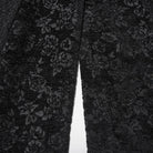 PUNK RAVE Women's Gothic Jacquard Double-Breasted Coat